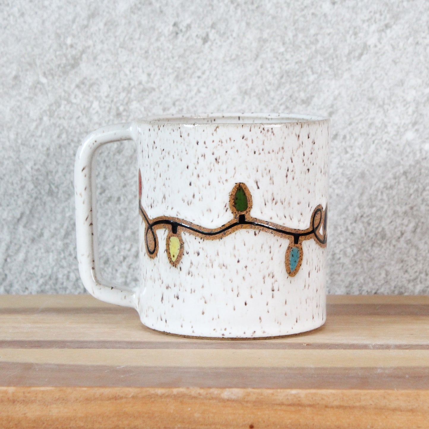 Large Mug - Christmas Lights (Ready to Ship)
