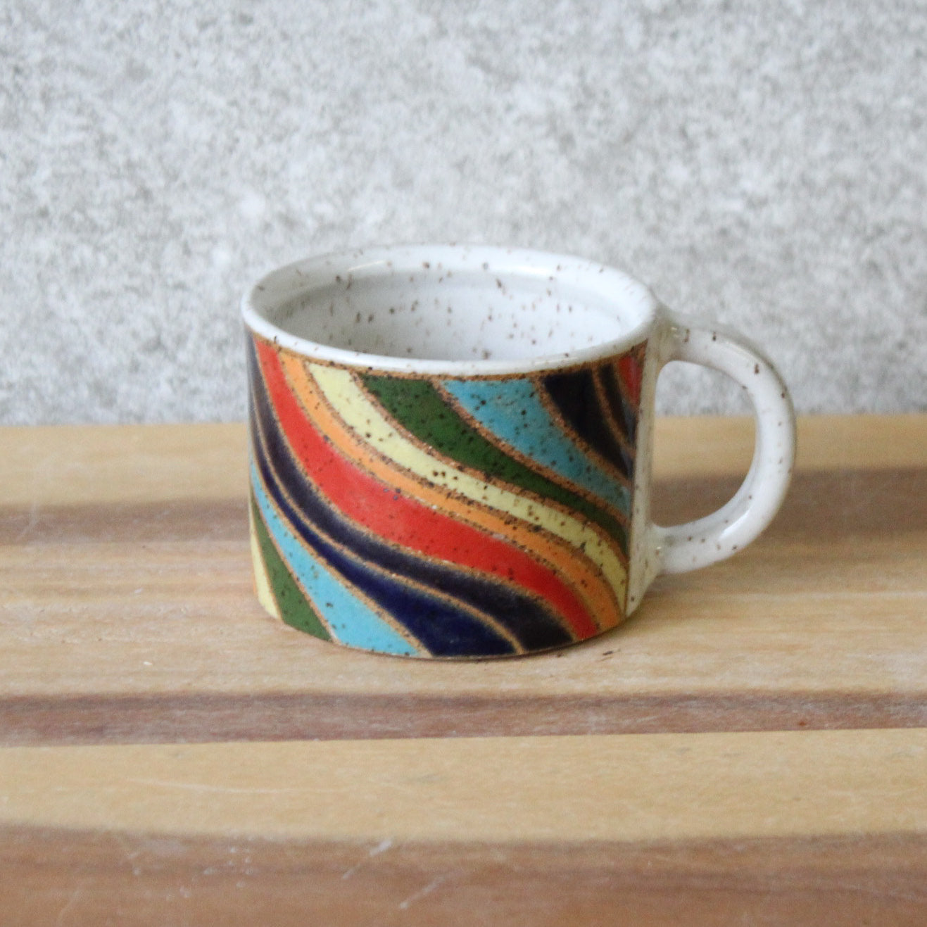 Espresso Mug - Wave - Rainbow