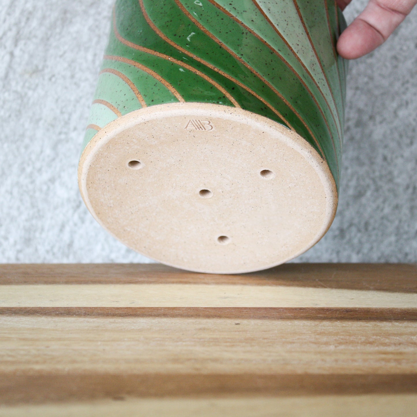 Standard Planter - Wave - Green