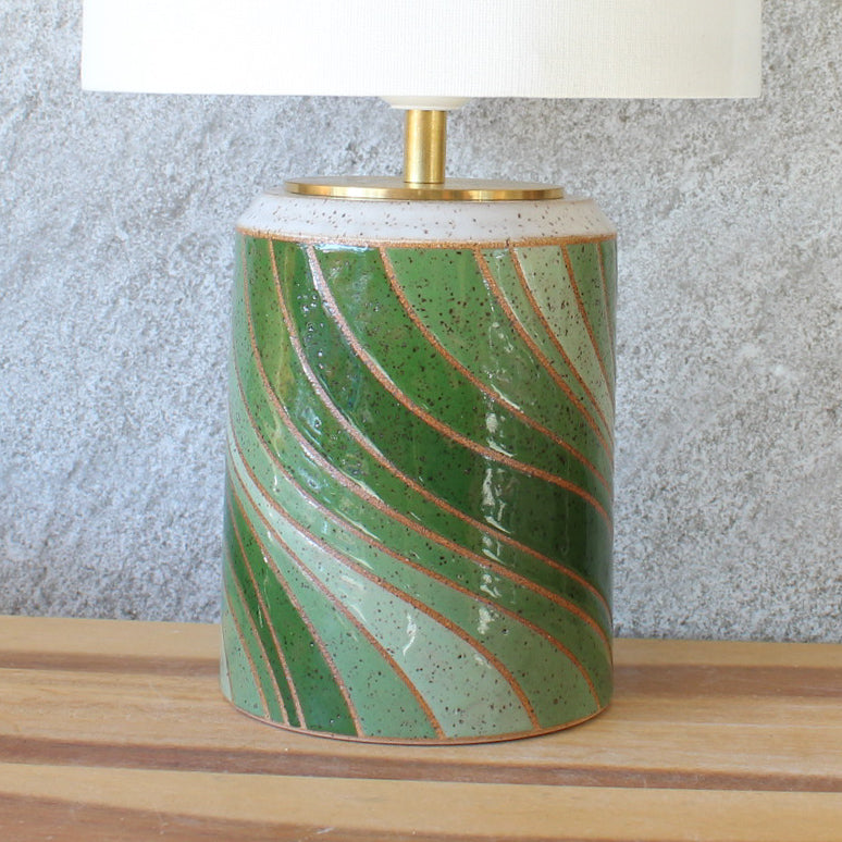 Standard Lamp - Wave - Green