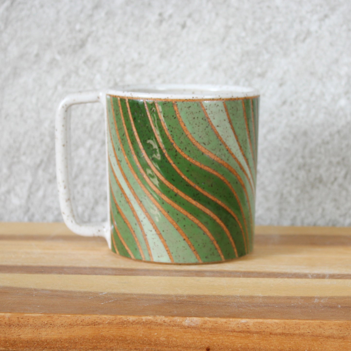 Large Mug - Wave - Green