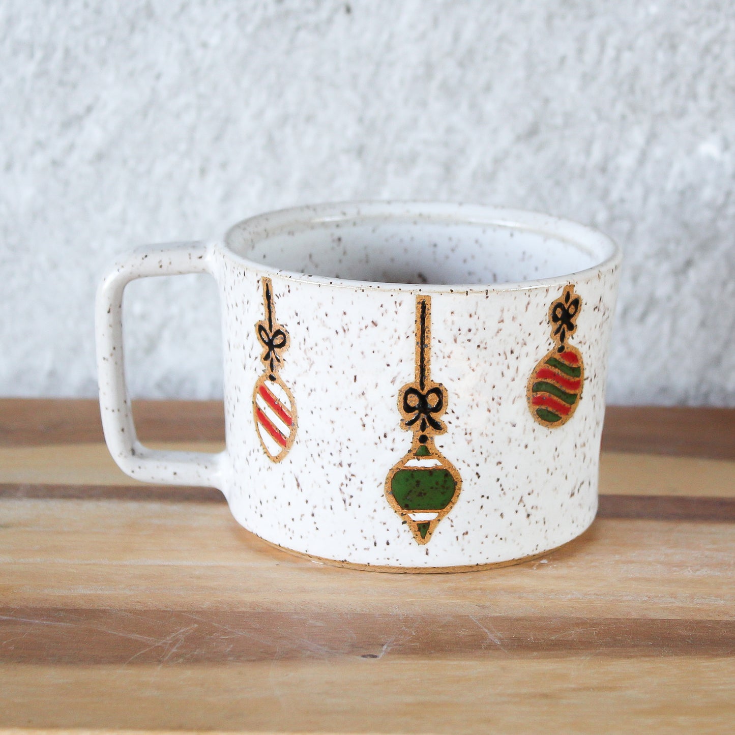 Mug - Christmas Ornaments - Red/Green (ready to ship)