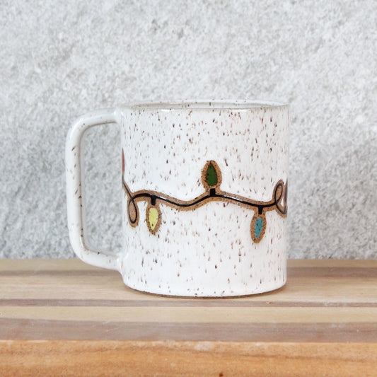Large Mug - Christmas Lights (Ready to Ship)