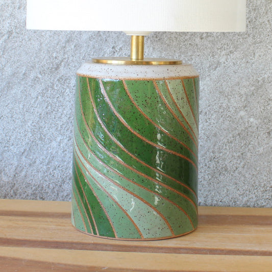 Standard Lamp - Wave - Green