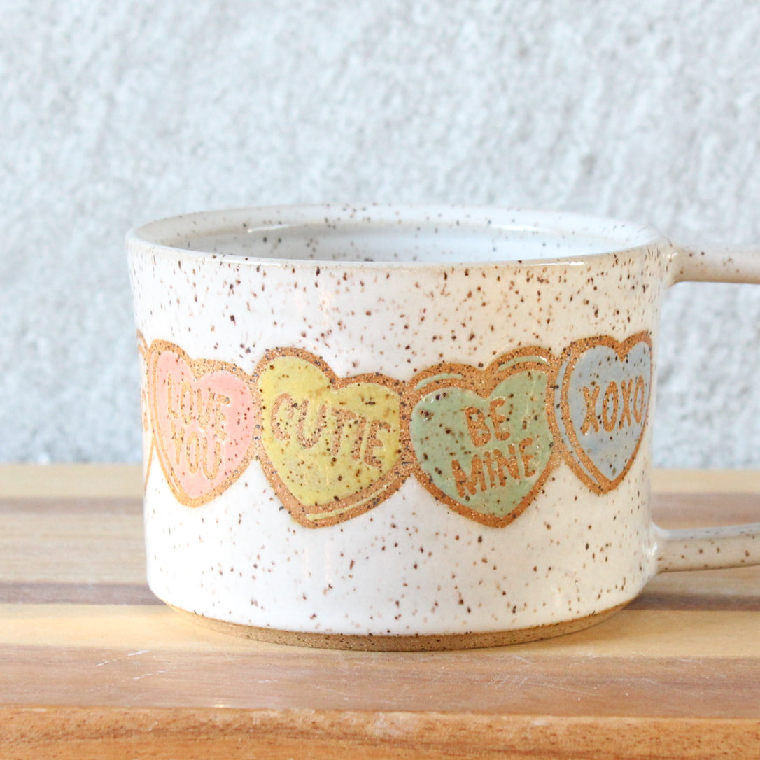 Mug - Hearts - Rainbow *SECOND*