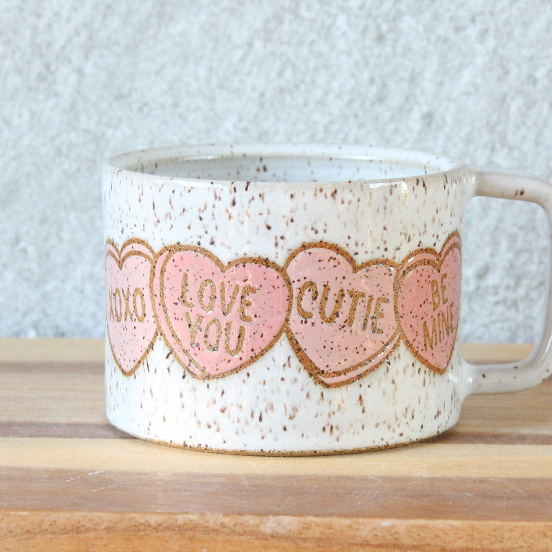 Mug - Hearts - Pink