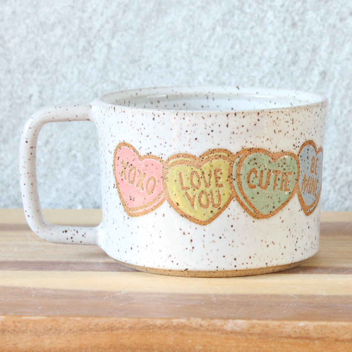 Mug - Hearts - Rainbow *SECOND*