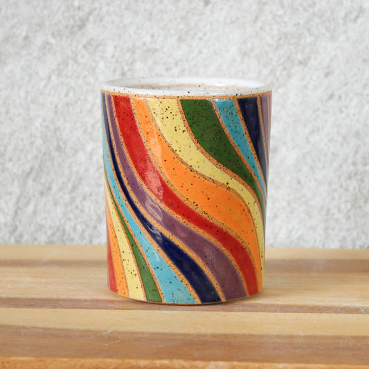 Small Tumbler - Wave - Rainbow