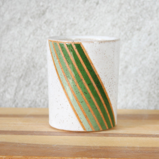 Small Tumbler - Stripes - Green