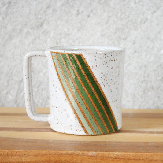 Large Mug - Stripe - Green